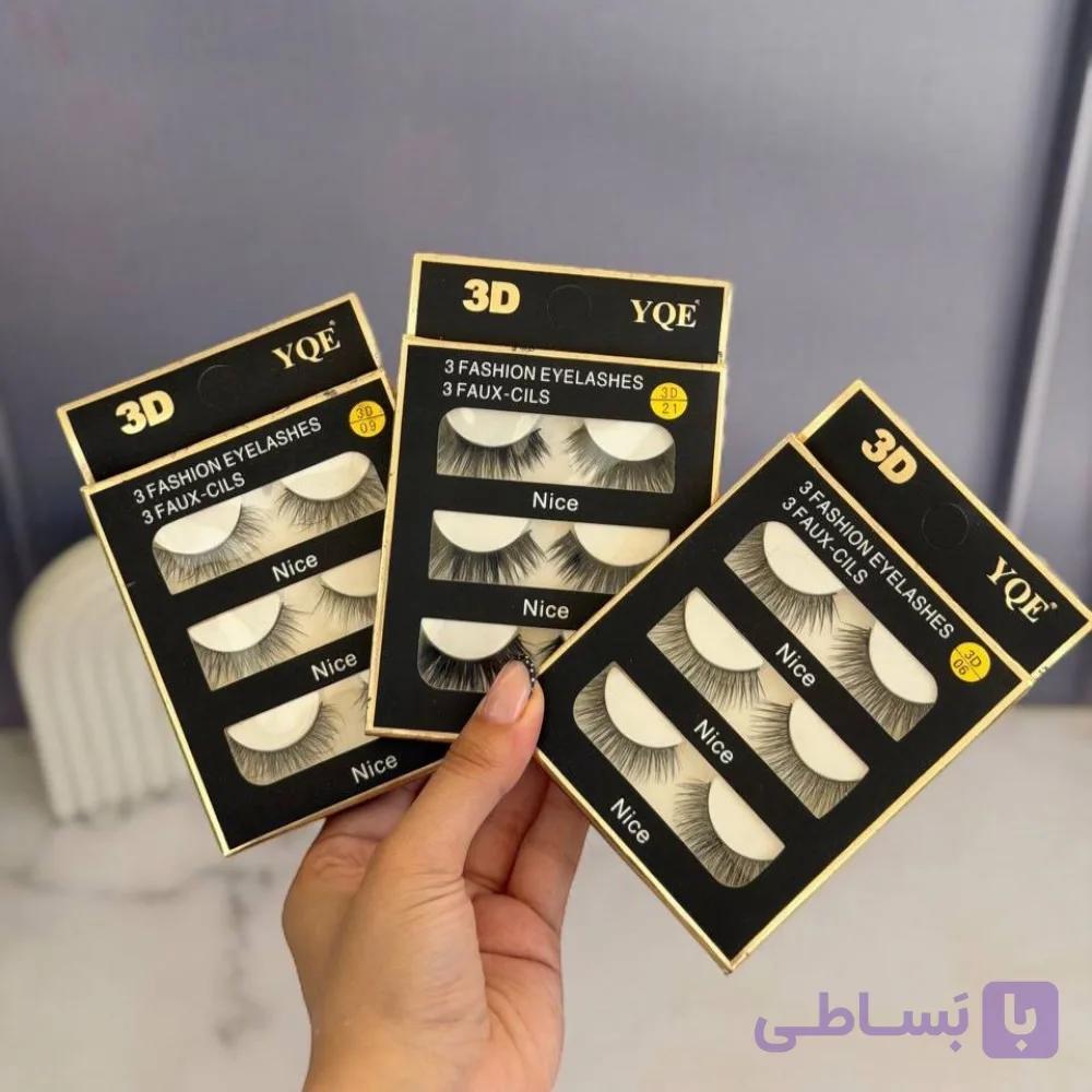 مژه مصنوعی نایس سه جفتی — تصویر 1
