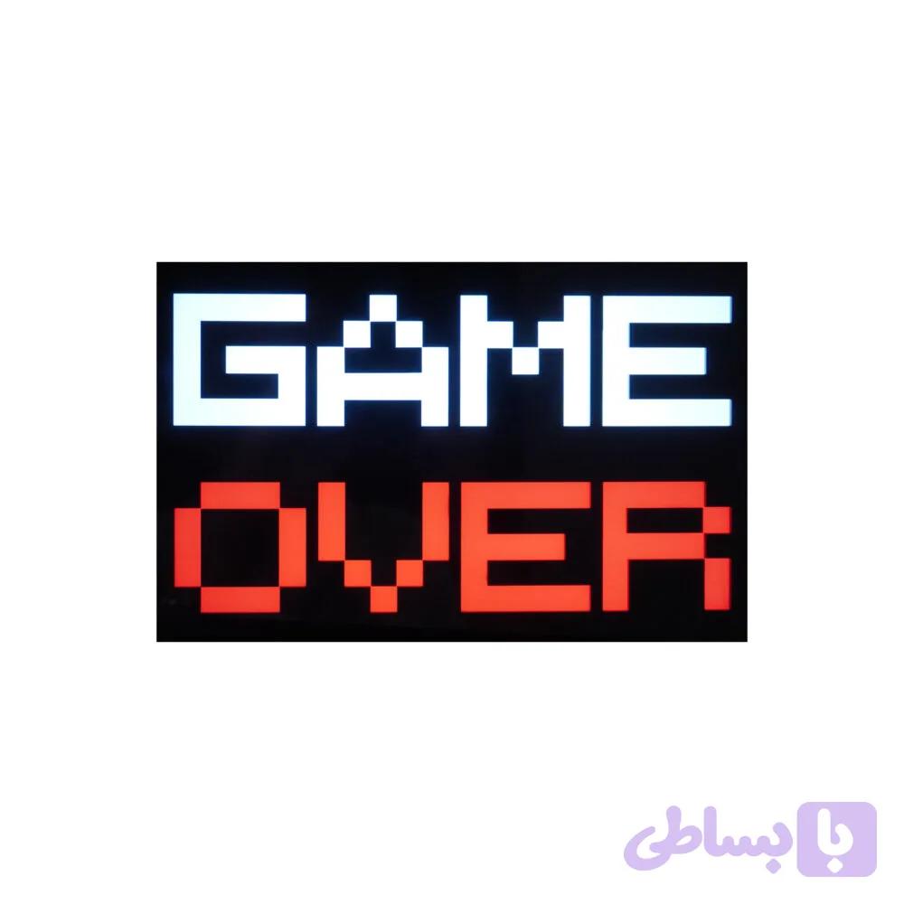 لایت باکس GAME OVER دکوراتیو