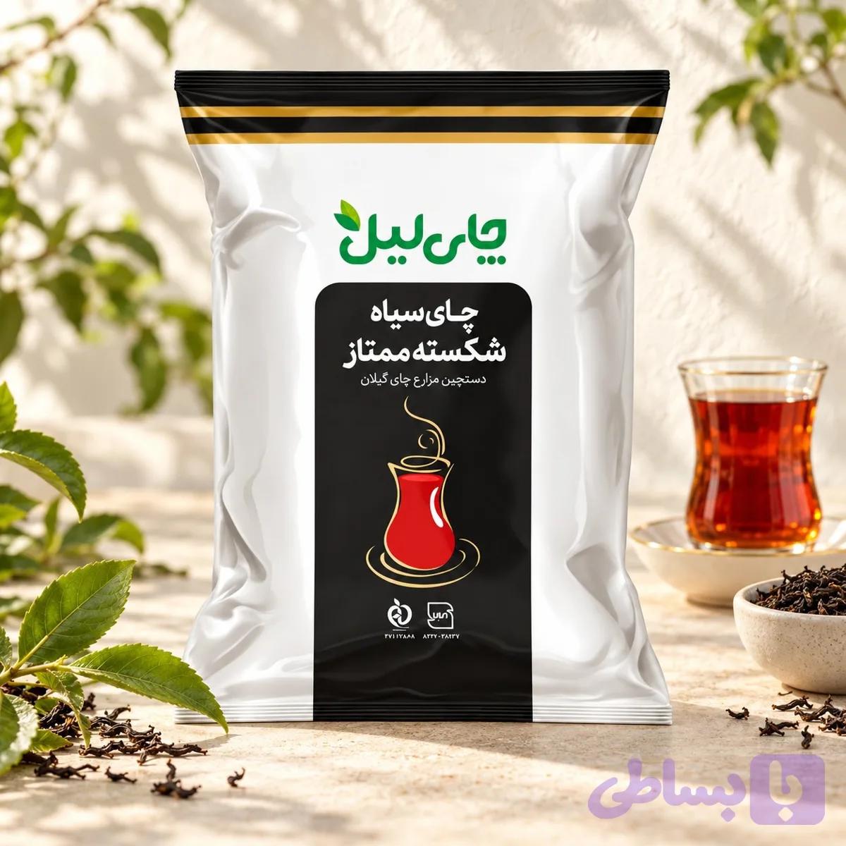 چای سیاه شکسته لیل 500 گرمی
