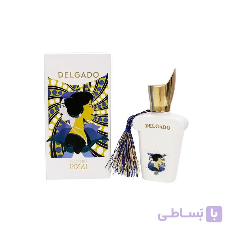 عطر جیبی دلگادو مدل کواترو پیزی