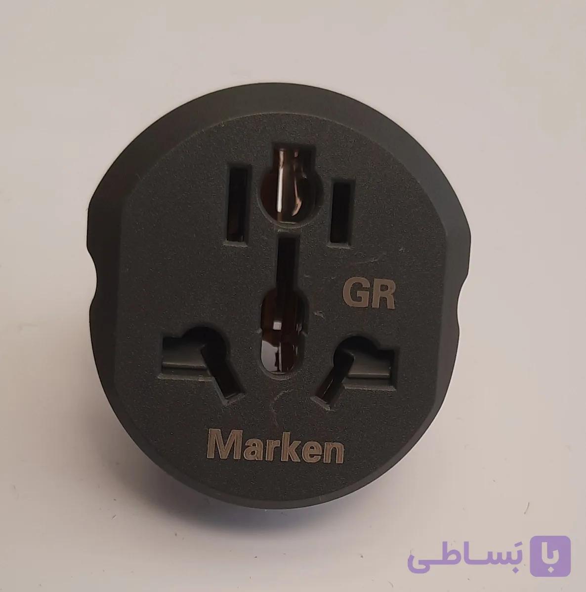 دوشاخه تبدیل سه به دو 10 آمپر مارک MERKAN