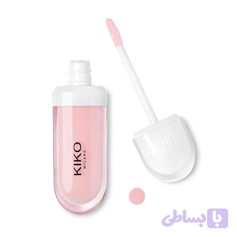 لیپ گلاس کیکو میلانو 3D (لیپ گلاس حجم دهنده ی کیکو میلانو) شماره 01 KIKO Milano 3D Hydra Lip Gloss — تصویر 1