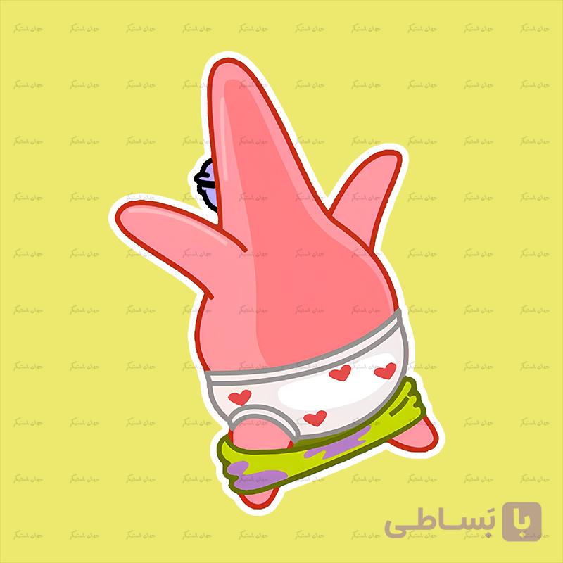 استیکر کیوت کد pat04