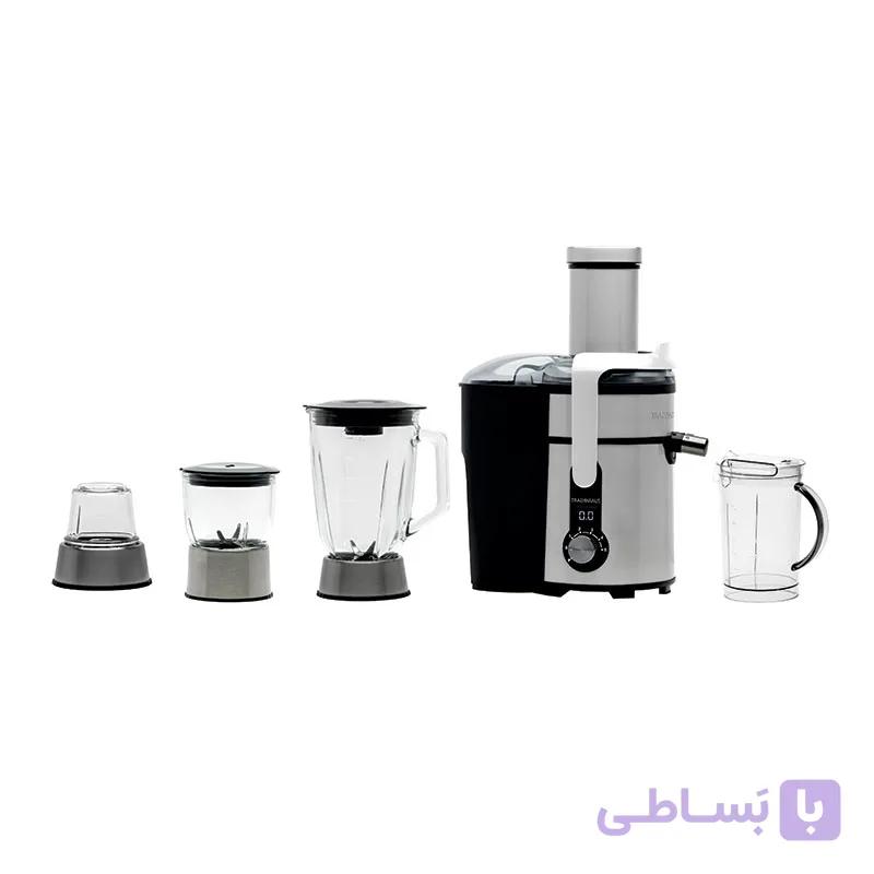 آبمیوه گیری با ست 4کاره ترام‌هاوس | PJ-45805 D