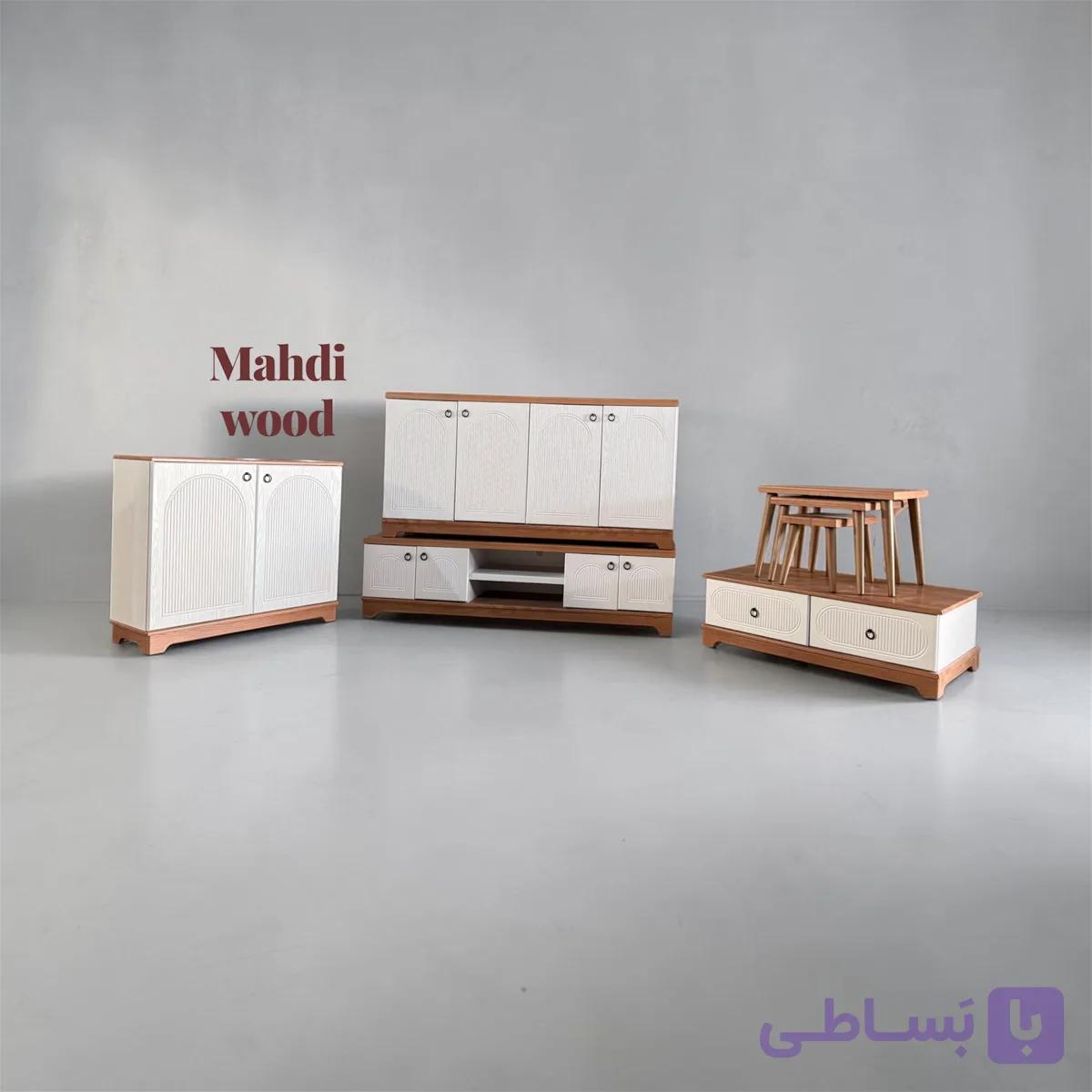 ست کامل میز تلوزیون،کنسول، جاکفشی و جلومبلی