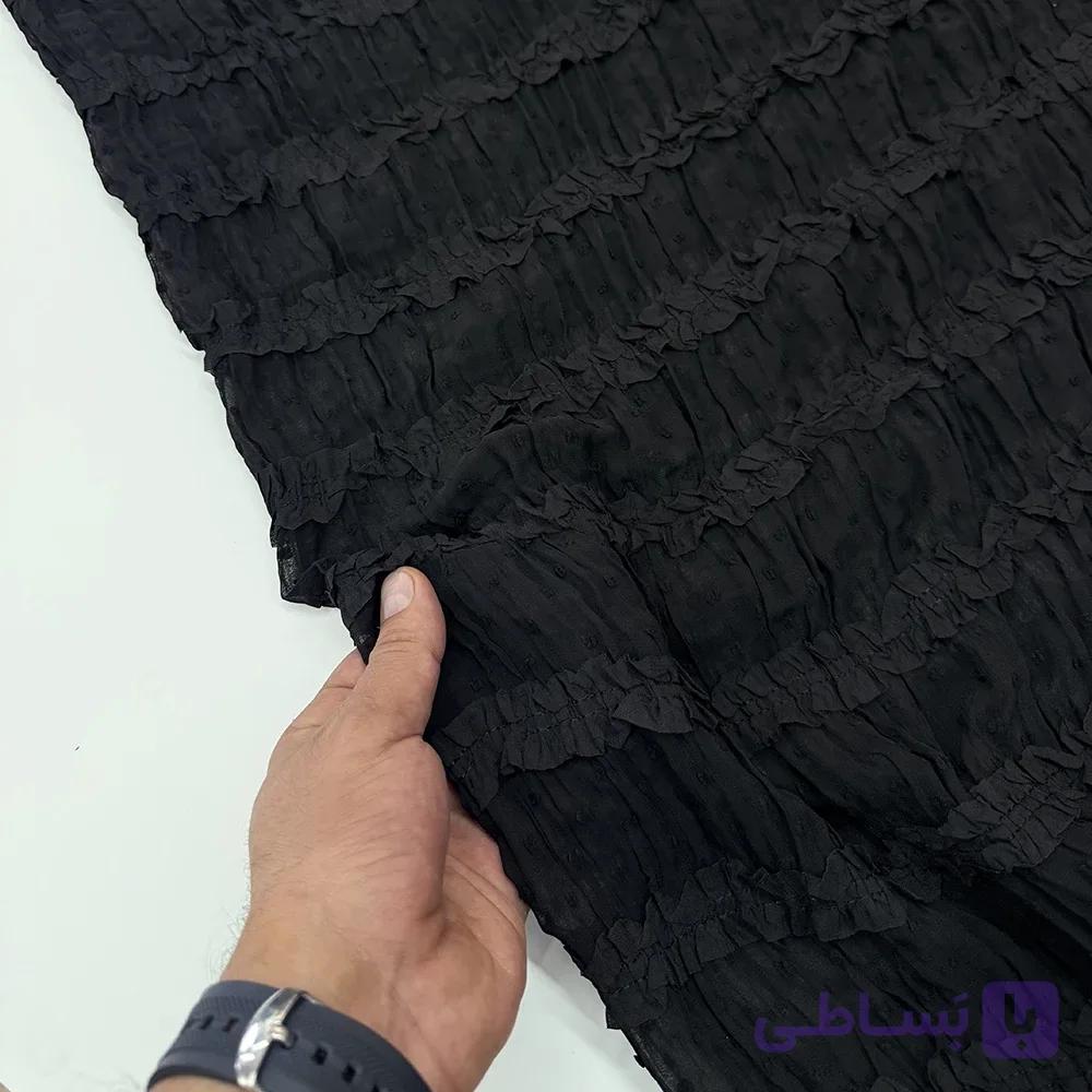 پارچه حریر پلیسه — تصویر 1