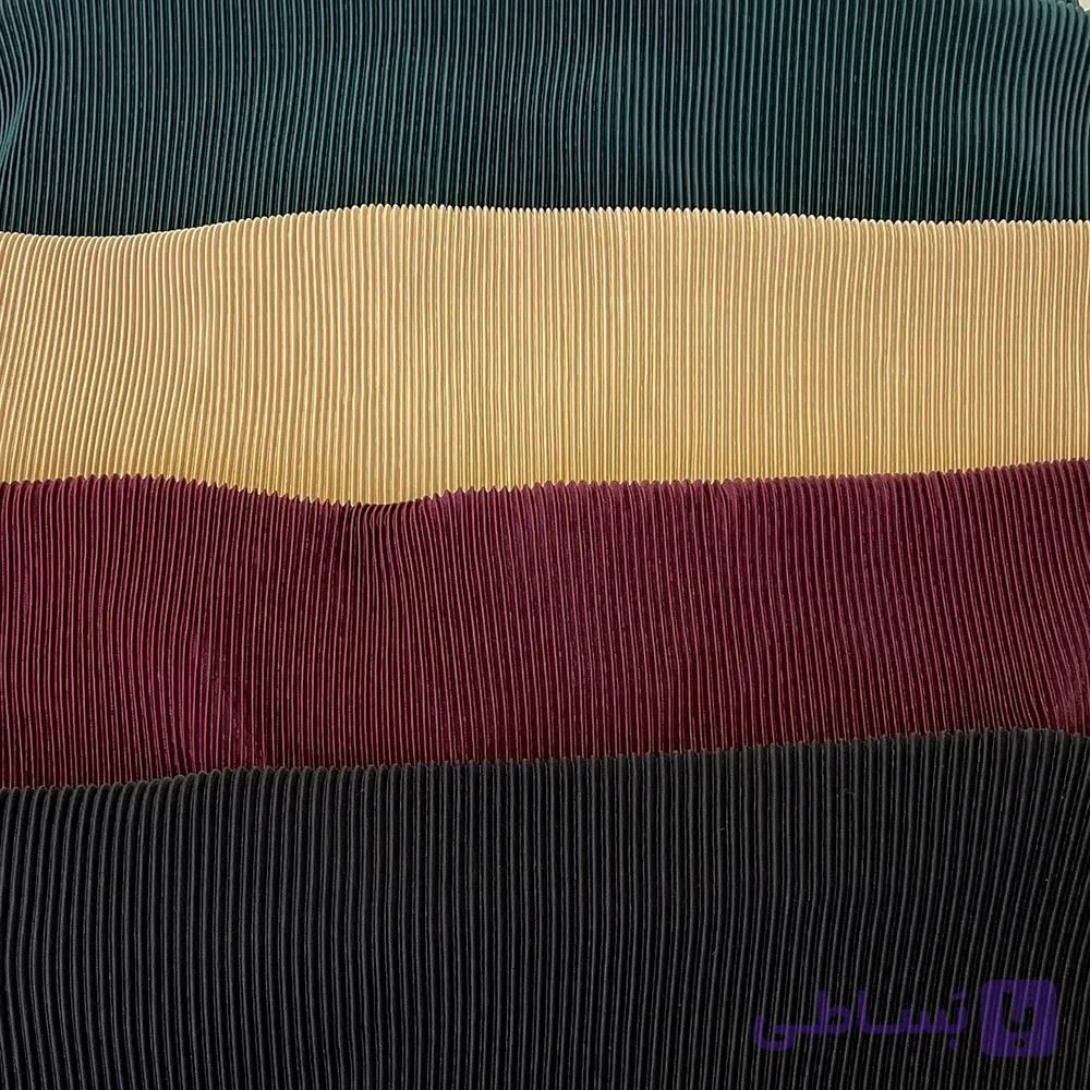 پارچه ساتن پلیسه SND4178 — تصویر 1