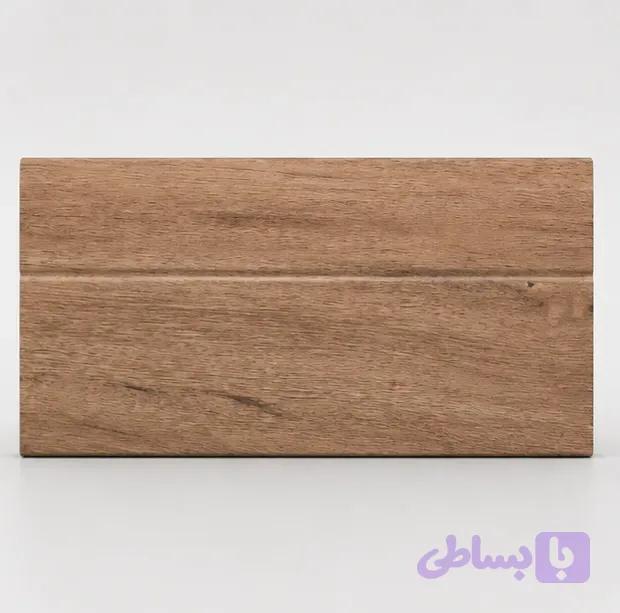 قرنیز MDF مدل نئوپروفیل قهوه ای روشن کد9800 — تصویر 1
