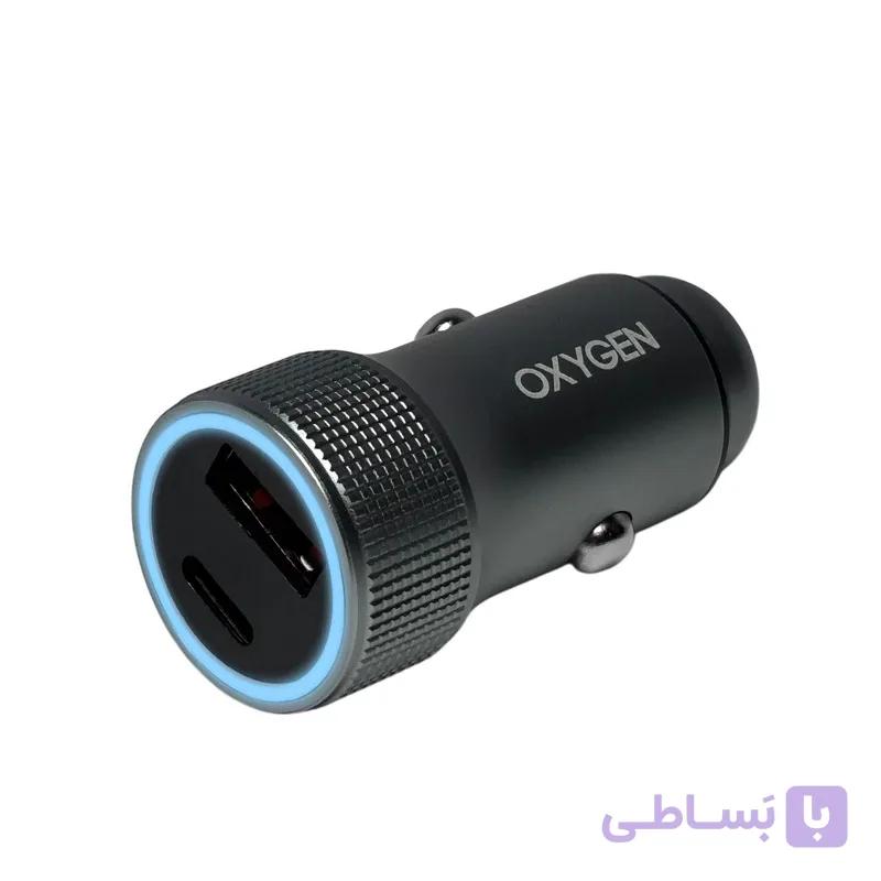 شارژر فندکی 38 وات دو پورت اکسیژن مدل AC-01 — تصویر 1