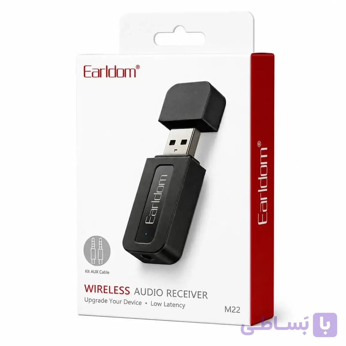 گیرنده صوتی بلوتوث ارلدام Earldom مدل ET-M22 – بلوتوث 5.2 — تصویر 1