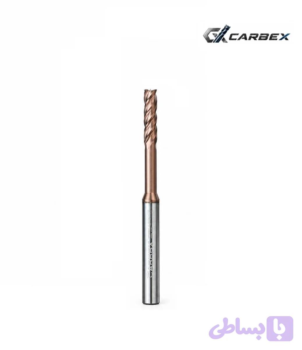 فرز لانگ نک تخت کارباید انگشتی برند CARBEX قطر 3 گردن 25 میلی‌متر — تصویر 1