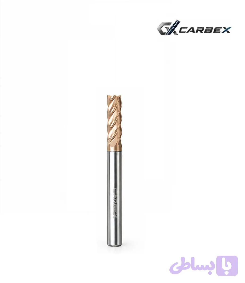 فرز تخت کارباید انگشتی برند CARBEX قطر 6 طول 50 میلی متر 45HRC مسی — تصویر 1