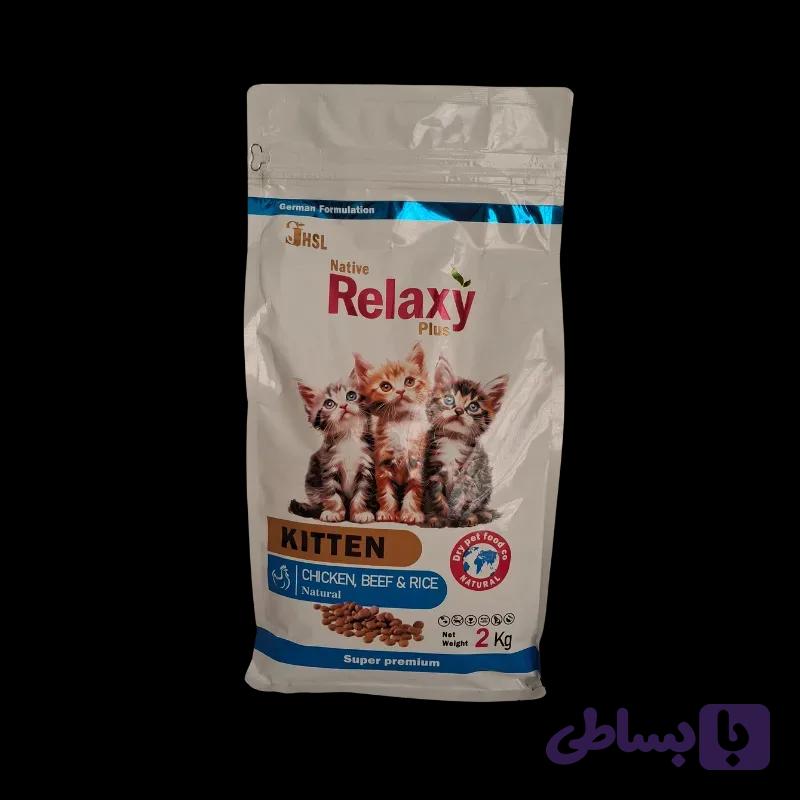 غذای خشک گربه Relaxy Plus بالغ پک 2 کیلوگرم