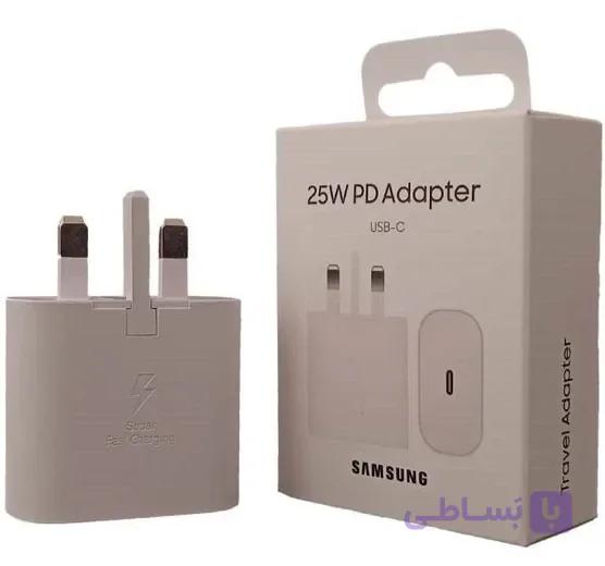 آداپتور شارژر ۲۵ وات سامسونگ مدل EP-T2510 (Super Fast Charging) — تصویر 1