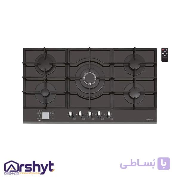 گاز شیشه ای پرنیان استیل مدل PB5213 W