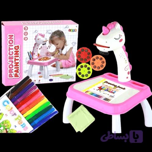میز نقاشی پروژکتوردار طرح زرافه 319 — تصویر 1