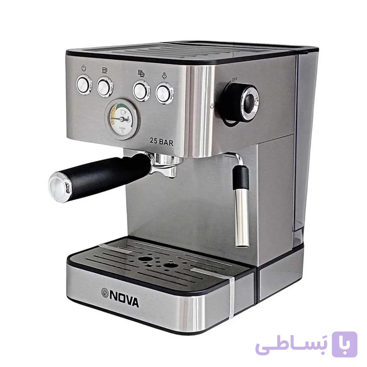 اسپرسو ساز نوا مدل NCM-195 ظرفیت ۱۸۰۰ میلی لیتر