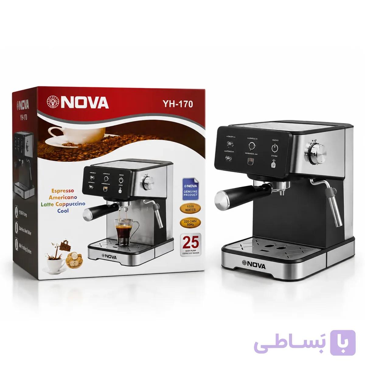 اسپرسو ساز ندوا NDVA مدل YH-170 — تصویر 1