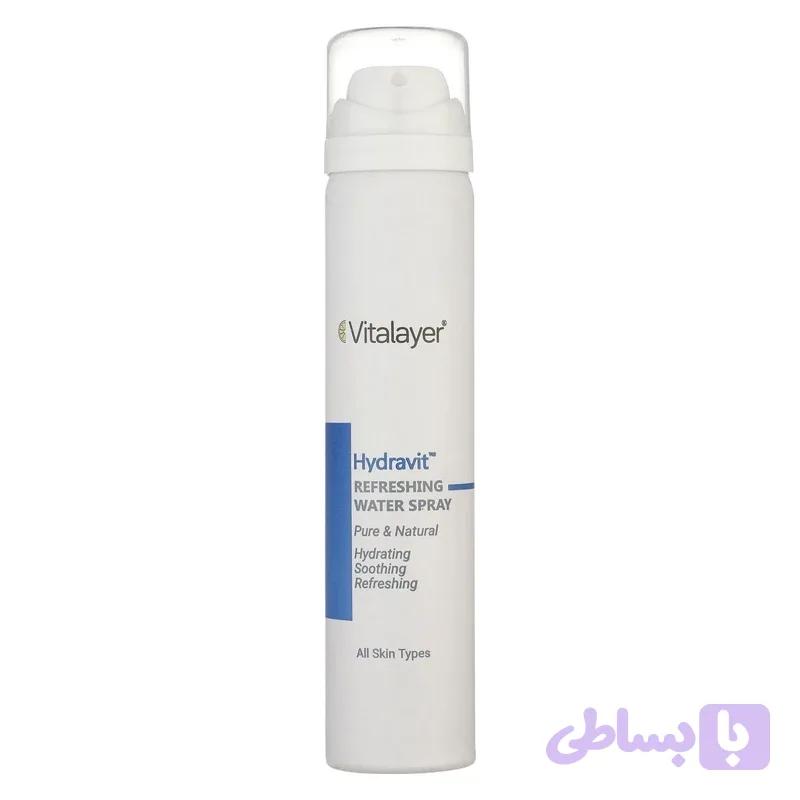 اسپری آبرسان صورت و بدن ویتالیر مدل Hydravit