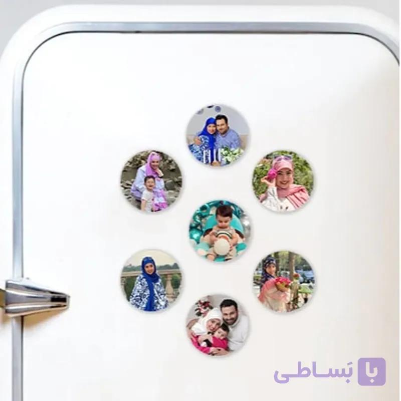 مگنت رویخچالی دایره 6 سانتی