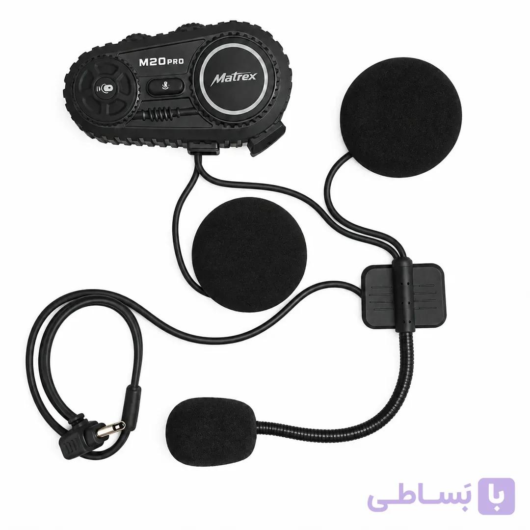 بلوتوث کلاه کاسکت موترکس مدل M20 PRO — تصویر 1