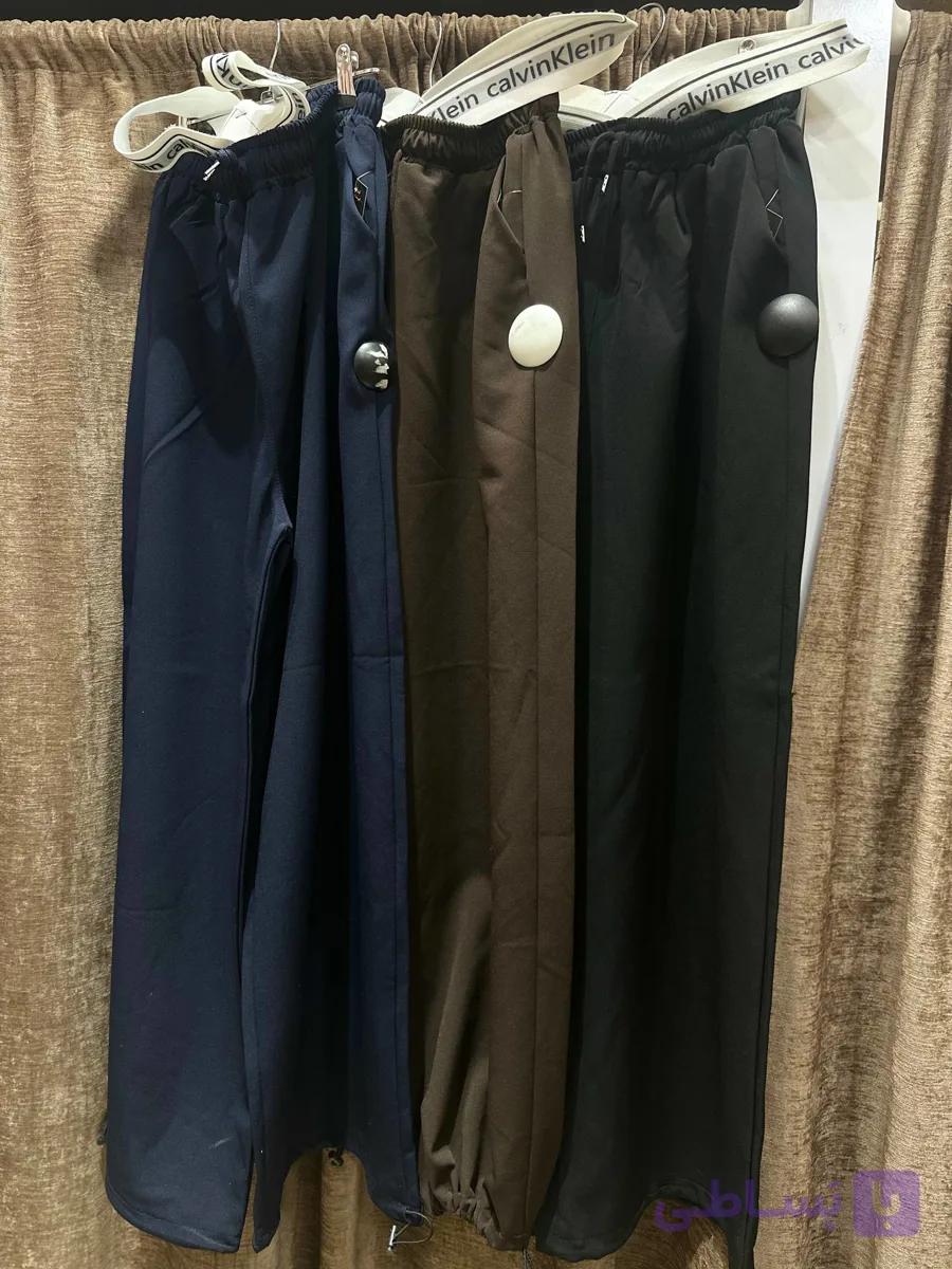 شلوار جاگر بگ پارچه مازراتی — تصویر 1