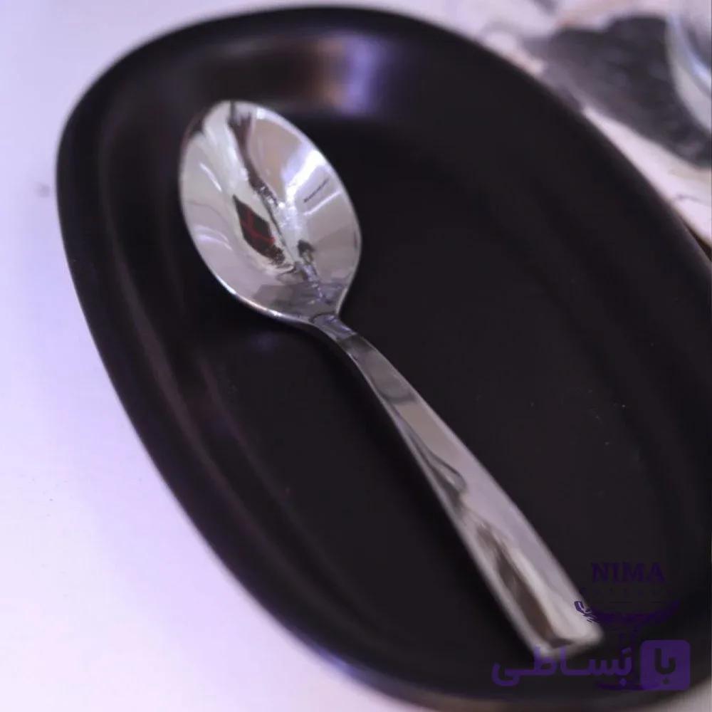 قاشق مرباخوری فلورانس ساده برند ناب استیل