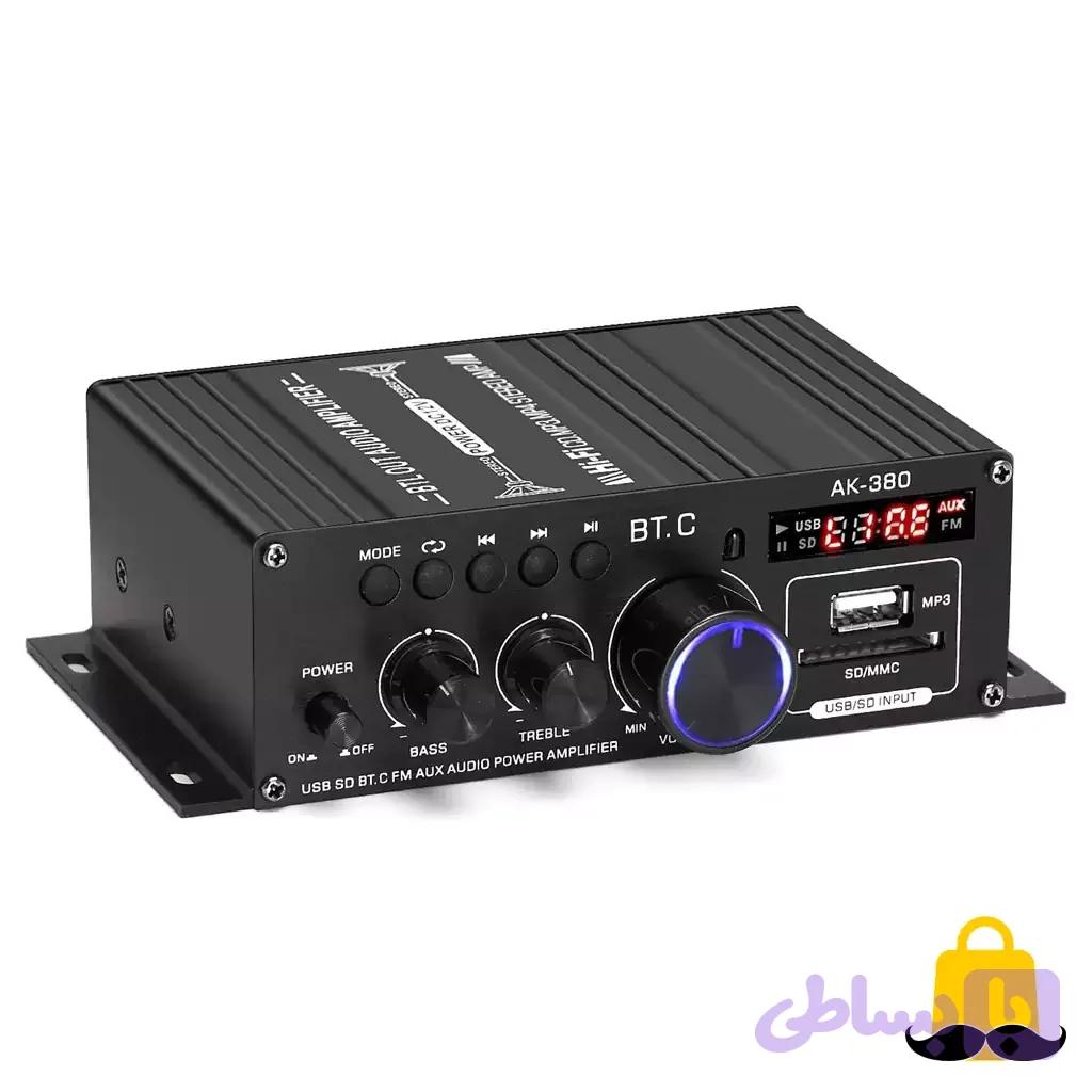 آمپلیفایر و بلوتوث پلیر Hi-Fi مدل AK380 — تصویر 1