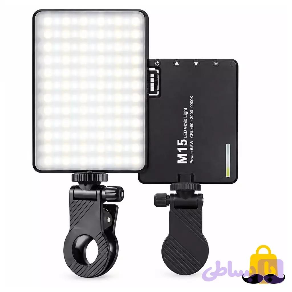 چراغ سلفی LED عکاسی و فیلمبرداری Desiontal مدل M15 — تصویر 1
