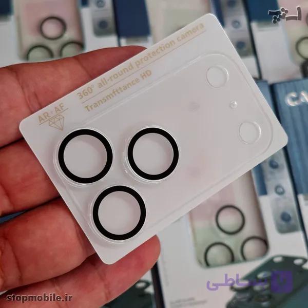 گلس دوربین آیفون 18 پرومکس – IPHONE 18 Pro Max از نوع شیشه ای فول ماژول 3D میتوبل — تصویر 1