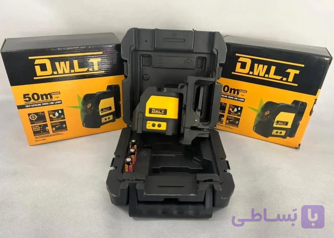 تراز لیزری طرح دیوالت ۵۰ متر نور سبز دو خط LD-2