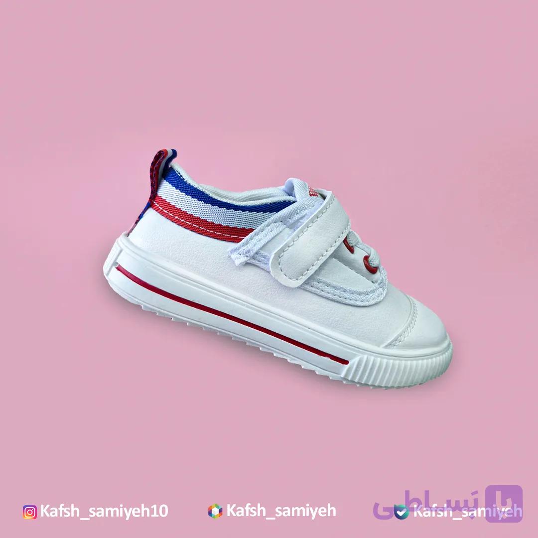 کفش بچگانه اسپرت سفید سایز 20تا 25