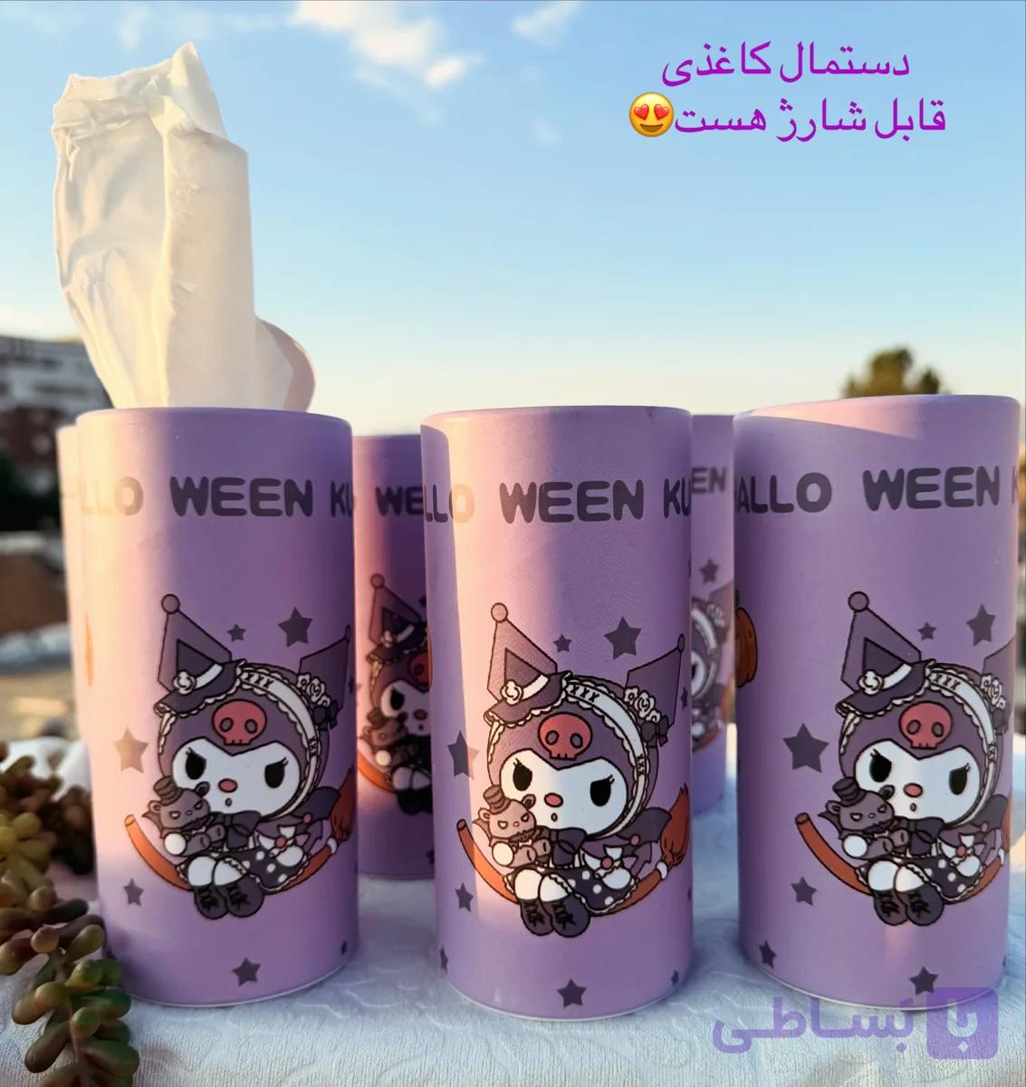 دستمال کاغذی رومیزی طرح کرومی