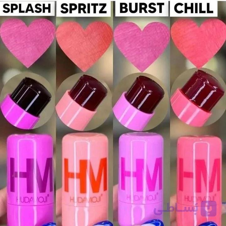 تینت لب و گونه ژله‌ای هدی موجی (Huda Moji Tiny Jelly Tint) — تصویر 1