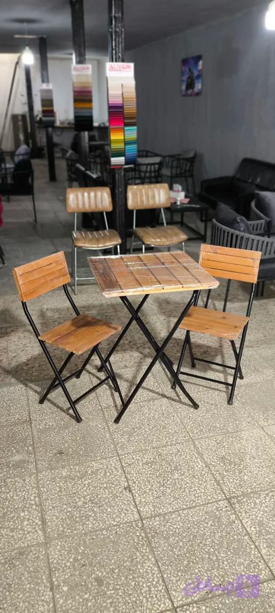 صندلی ناهار خوری تاشو مسافرتی کم جا کد ۸۰۹۱
