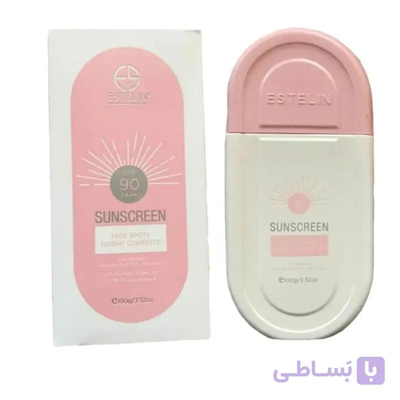 کرم ضد آفتاب استیلن SPF 90 ضد لک مدل Fade Spots بی رنگ حجم 100 میلی‌لیتر