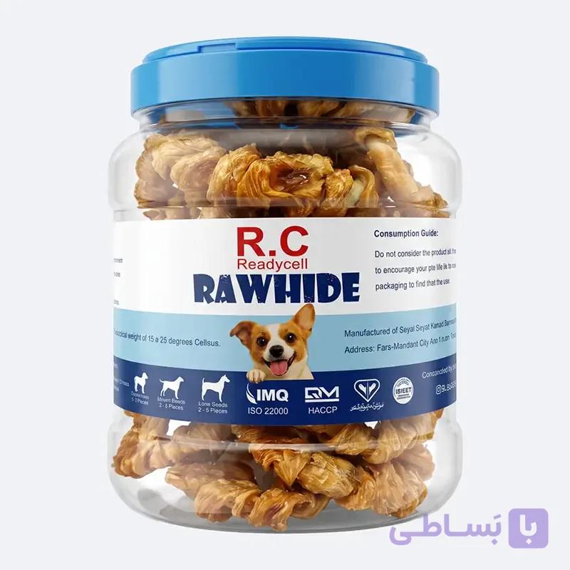 تشویقی سگ آرسی مدل دونات با طعم گوشت مرغ R.C Rawhide — تصویر 1