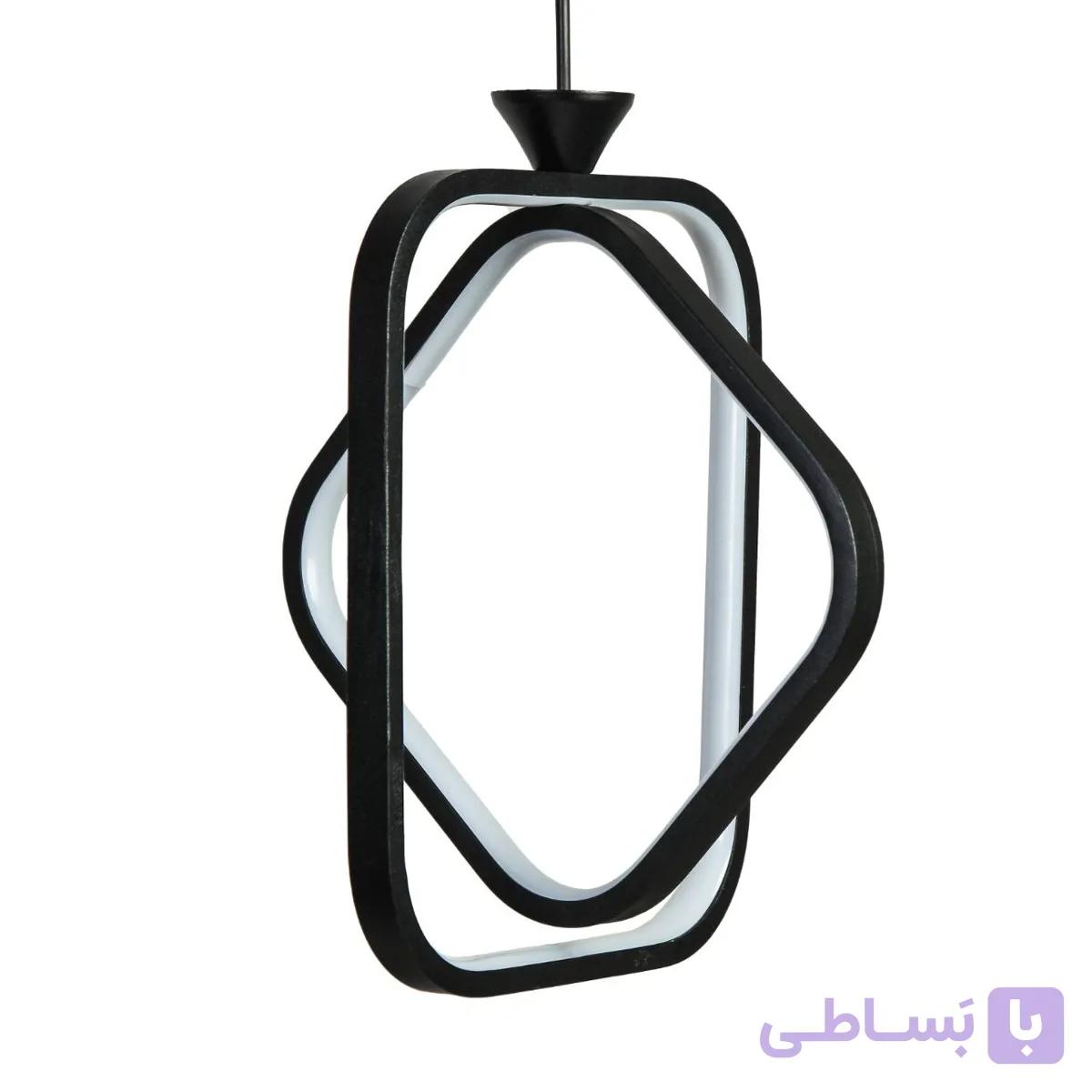 لوستر آویز دو شعله مدل آرامیس