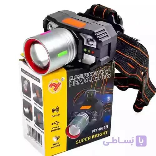 چراغ پیشانی زوم‌دار چهار حالته اورجینال مدل NY-809A — تصویر 1