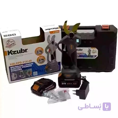 قیچی شارژی زوبر (KZUBR) تیغه طلایی مدل KBLEPS-21V-40 — تصویر 1