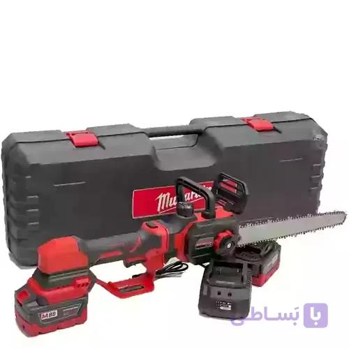 اره شارژی دسته تلسکوپی طرح میلواکی تیغه ۳۰ سانت مدل 720w — تصویر 1