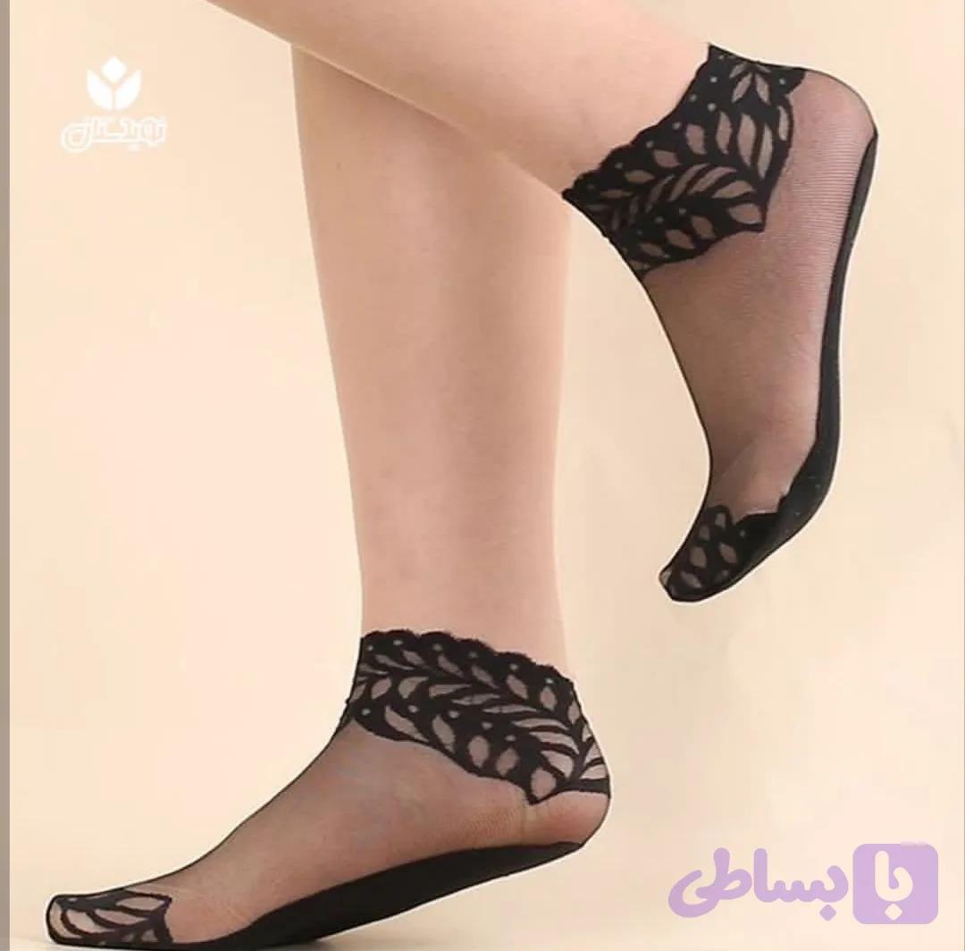 جوراب شیشه ای نیم ساق