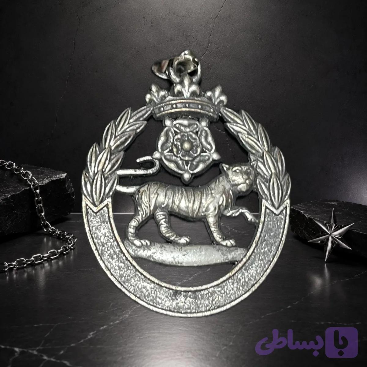 پلاک گردنبند استیل ببر