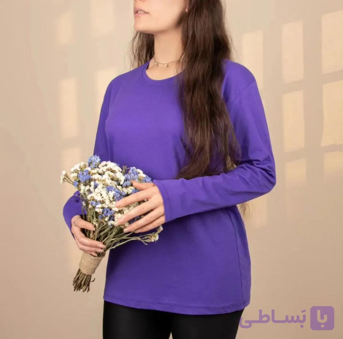 بلوز سوپر نخ پنبه ساده — تصویر 1