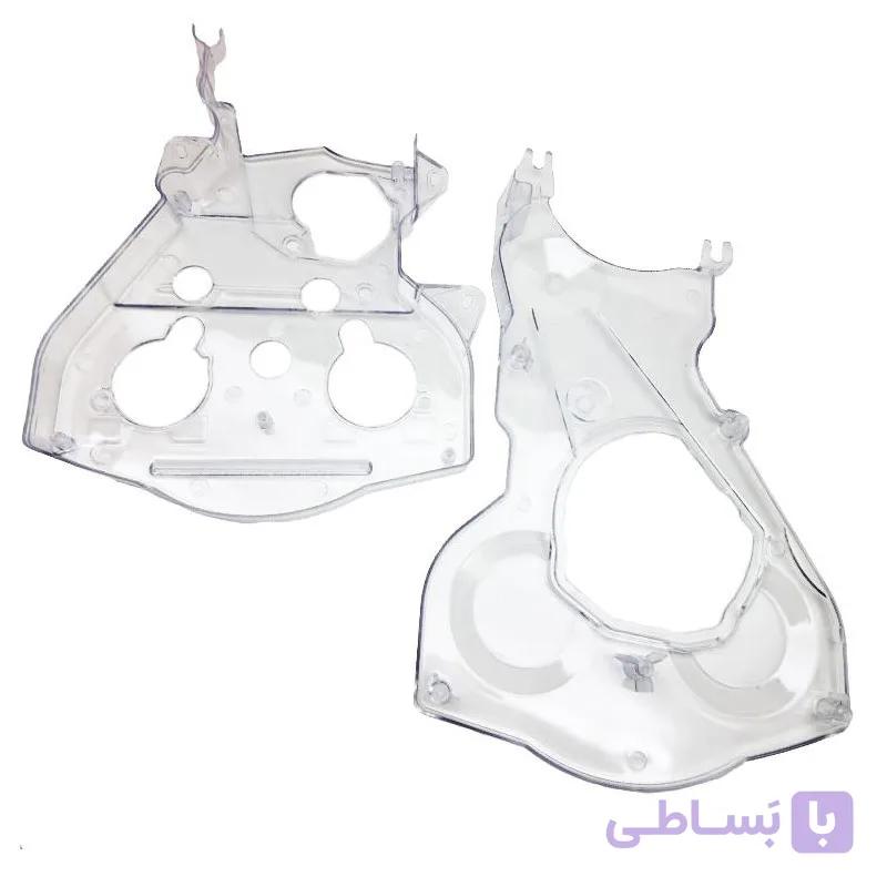 قاب تسمه تایم شفاف شیشه ای دو تیکه پژو 206 تیپ 5