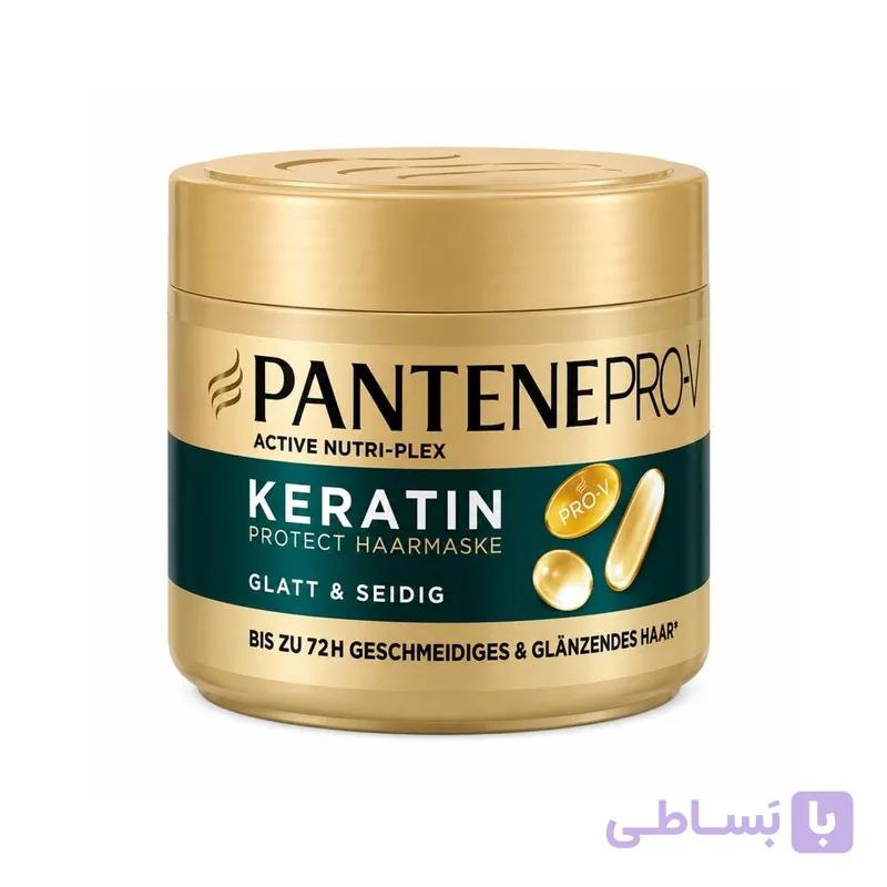 ماسک مو صاف کننده پنتن مدل Glatt seidig مناسب برای انواع مو حجم 300 میلی لیتر