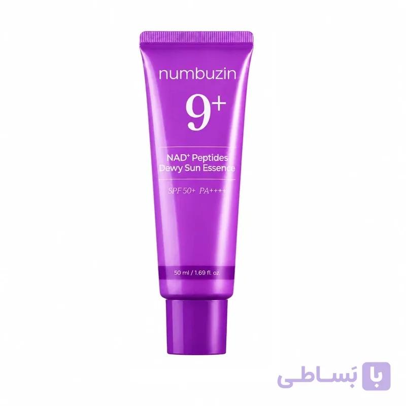 كرم ضدآفتاب بي رنگ دست،صورت،دورچشم نامبوزین SPF 50 مدل No.9 محافظ در برابر اشعه UVA و UVB مناسب براي انواع پوست حجم ٥٠ ميلي ليتر