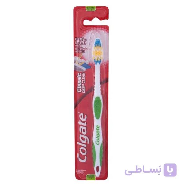 مسواک کلگیت مدل DEEPCLEAN با برس متوسط