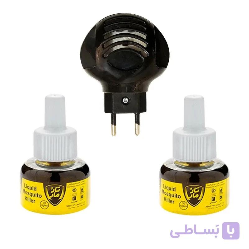 حشره کش برقی و مایع حشره کش بدون بو تار و مار مدل M30 مجموعه 3 عددی