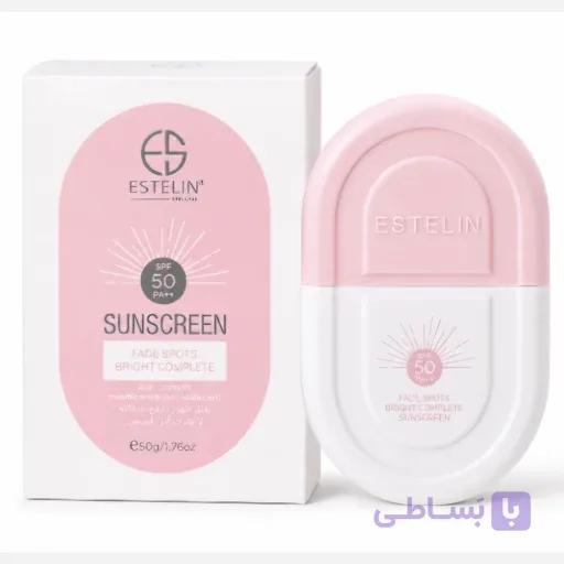 کرم ضدآفتاب و ضدلک استلین 50 گرم SPF 50 — تصویر 1